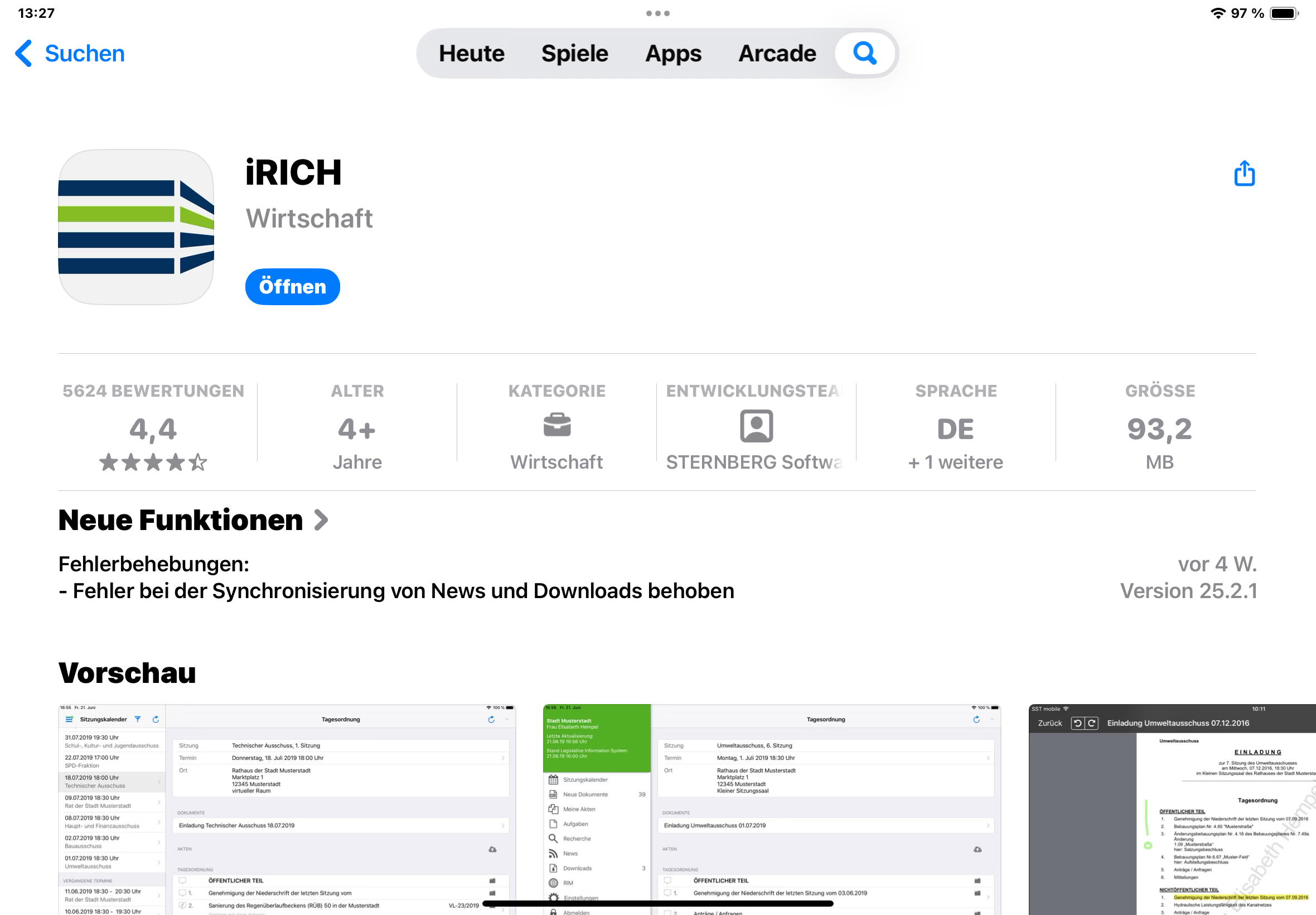 App-Suche/Installation
