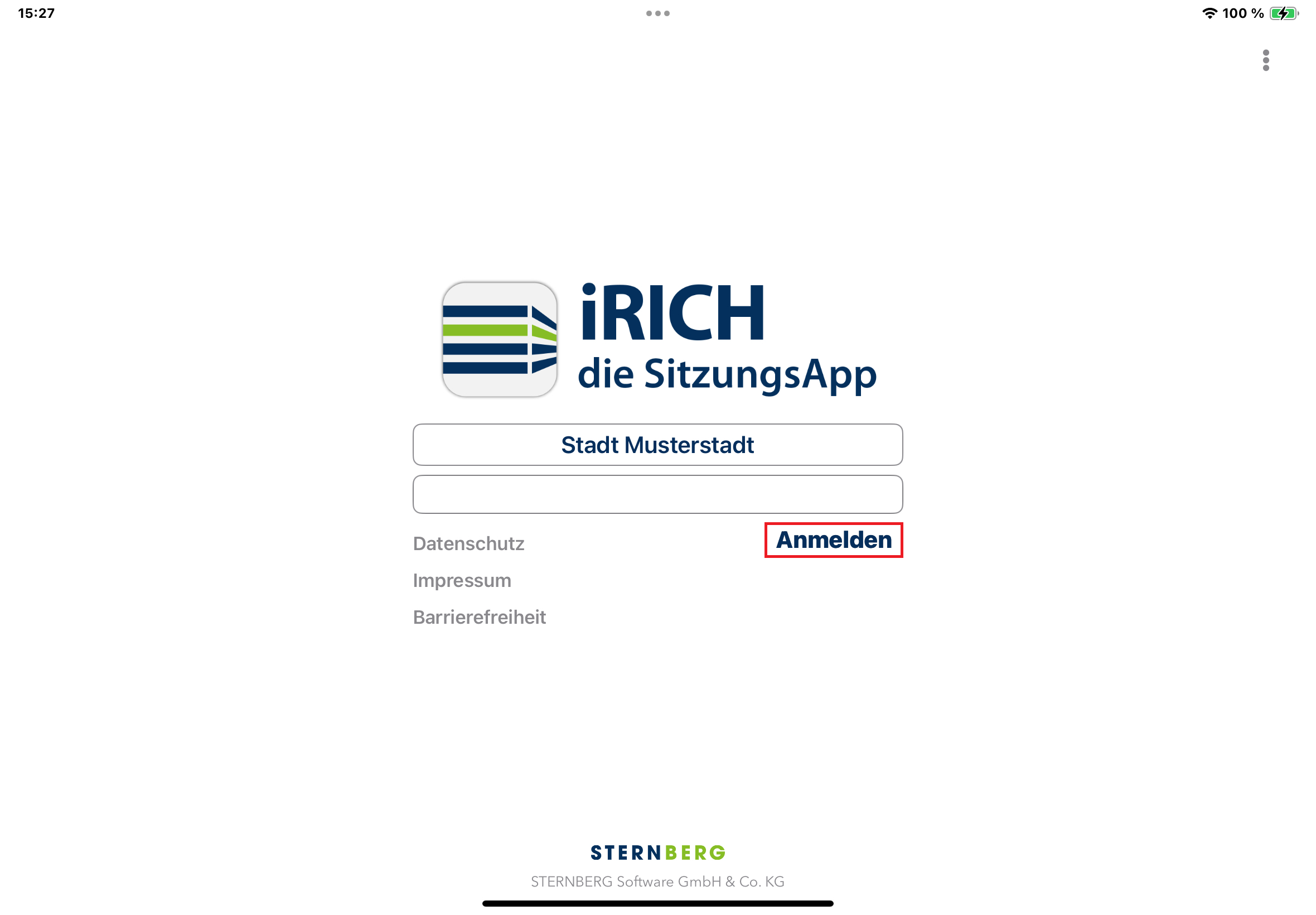 Kennwortbestätigung