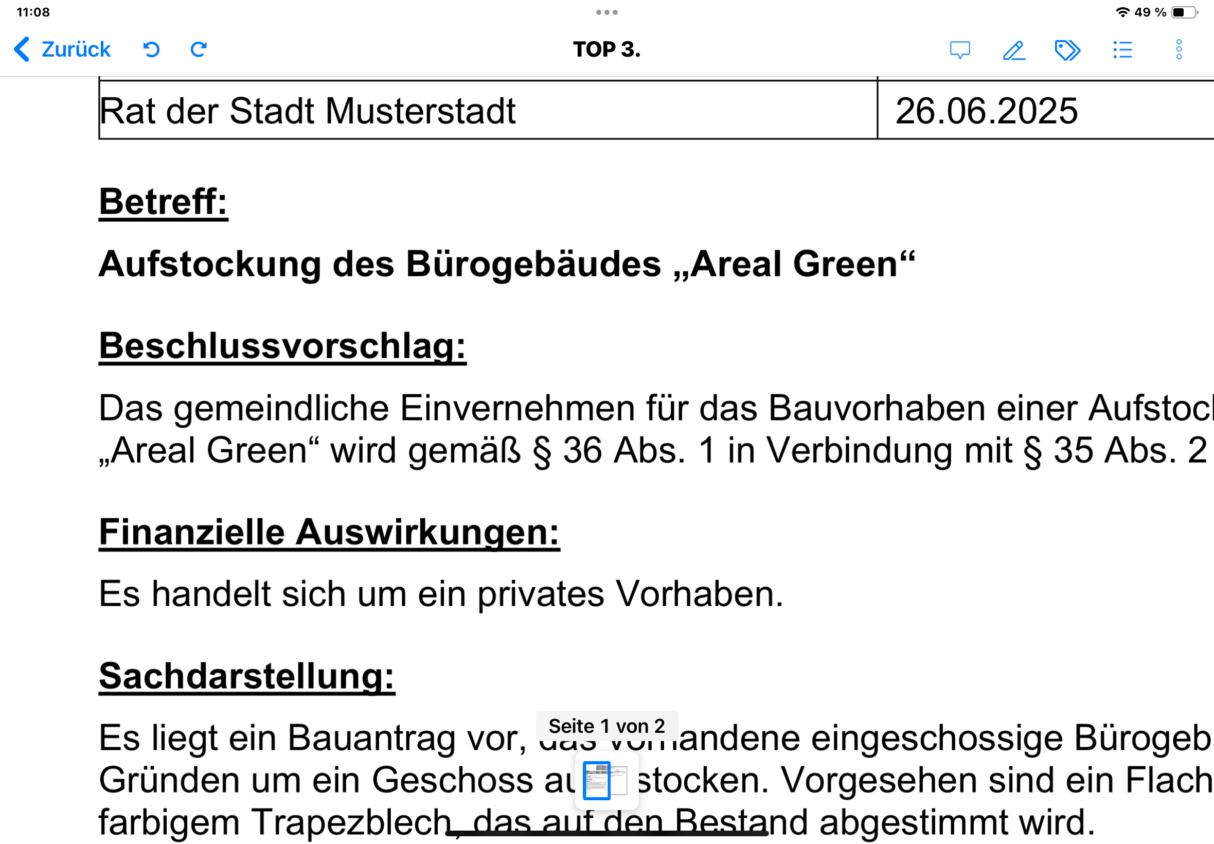 Bedienungsmöglichkeiten